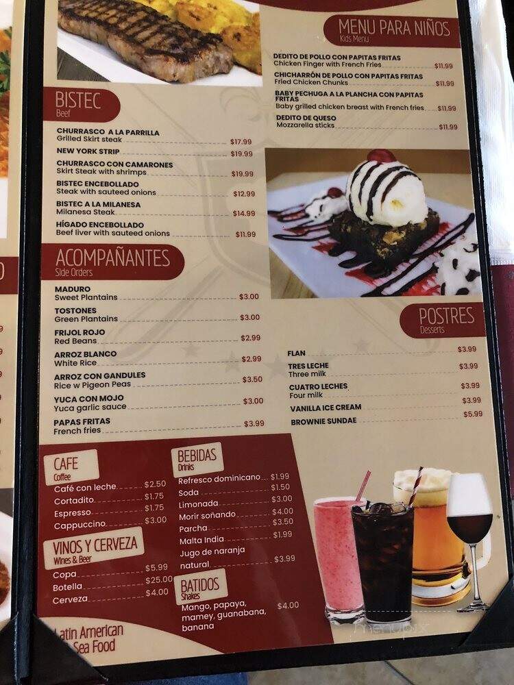 Las Americas Latin Cafe - West Palm Beach, FL menu_pic