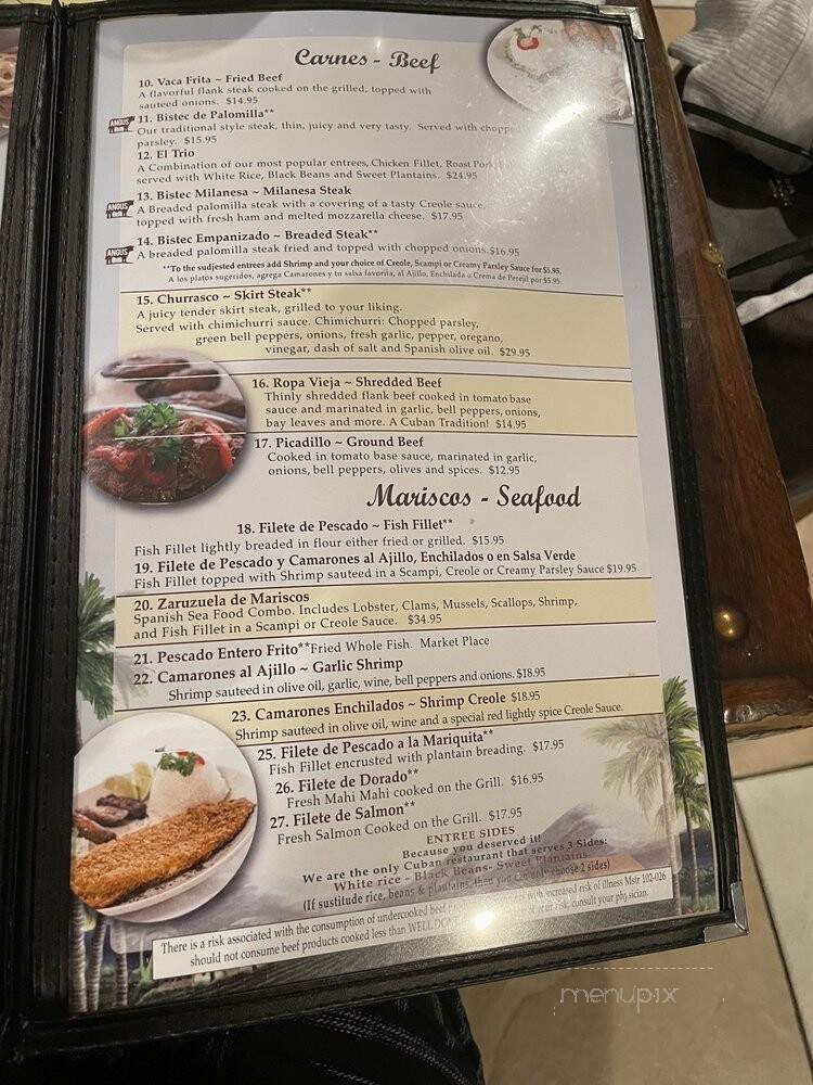 Las Vegas Cuban Cuisine - Plantation, FL menu_pic