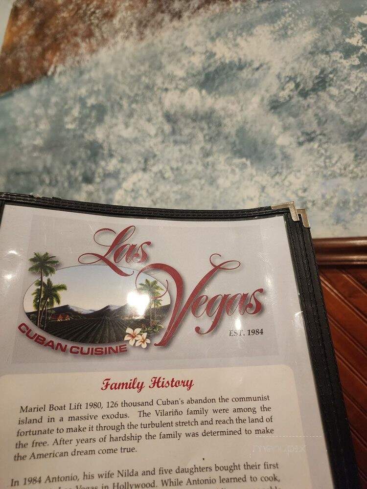 Las Vegas Cuban Cuisine Restaurant - Fort Lauderdale, FL menu_pic