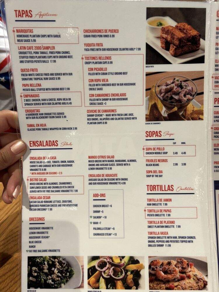 Latin Cafe 2000 - Miami, FL menu_pic