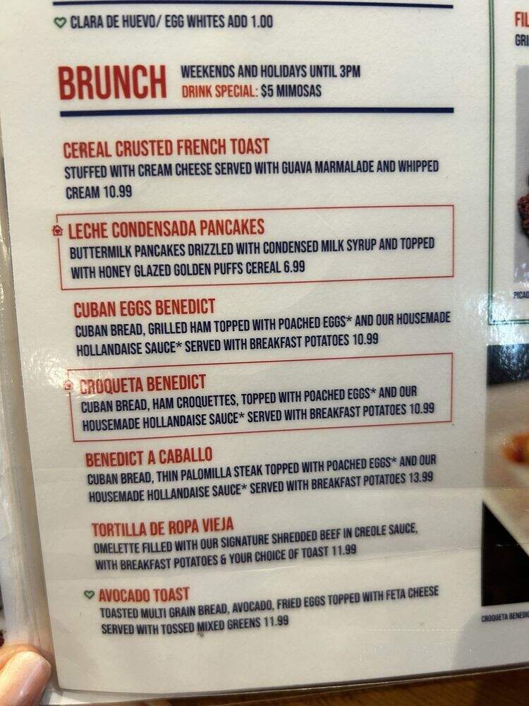 Latin Cafe 2000 - Miami, FL menu_pic