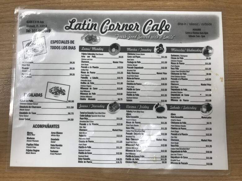 Latin Corner Cafe - Hialeah, FL