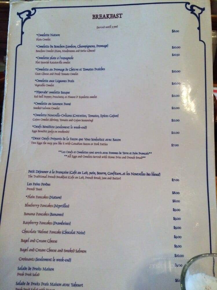 Le Bouchon Du Grove - Miami, FL menu_pic