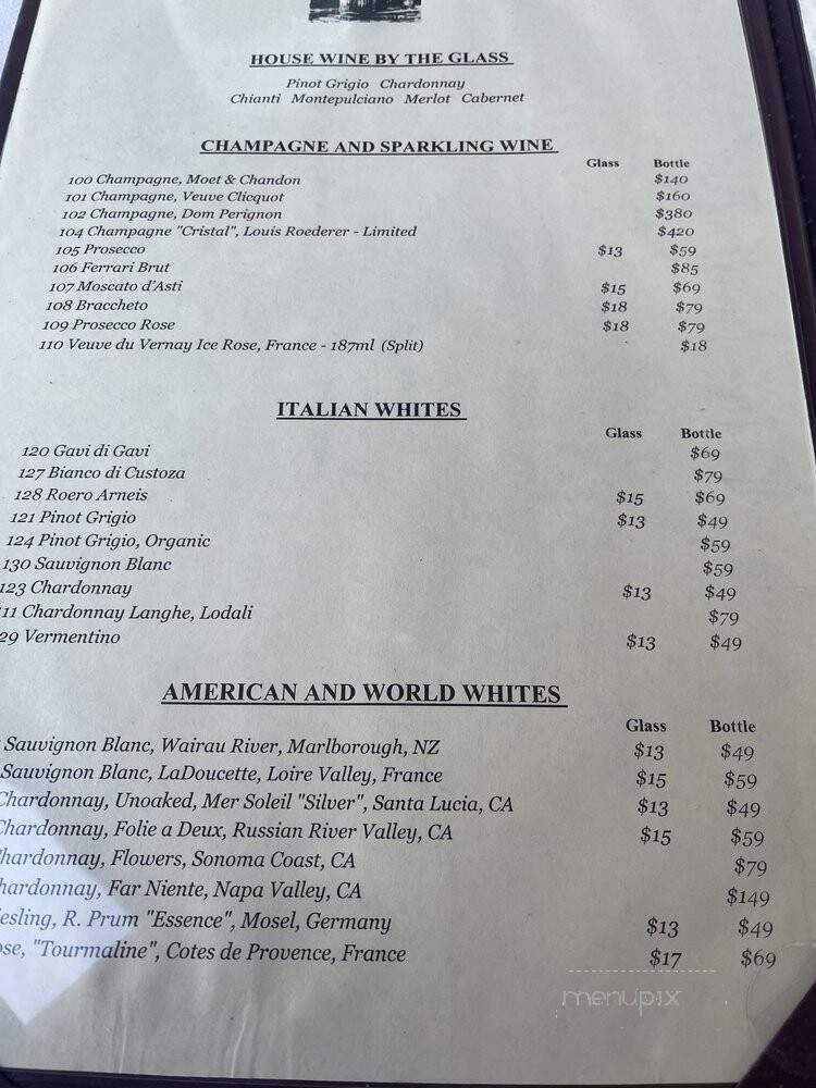 Le Colonne - Sarasota, FL menu_pic
