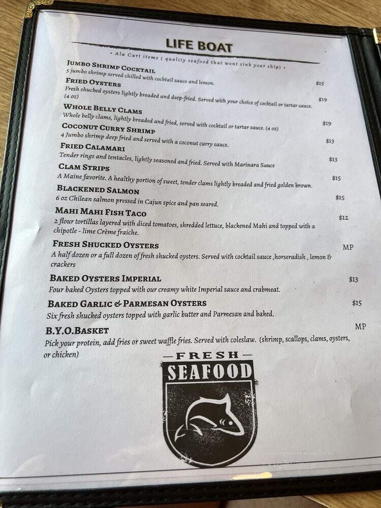 Lee's Crab Trap I - Palmetto, FL menu_pic
