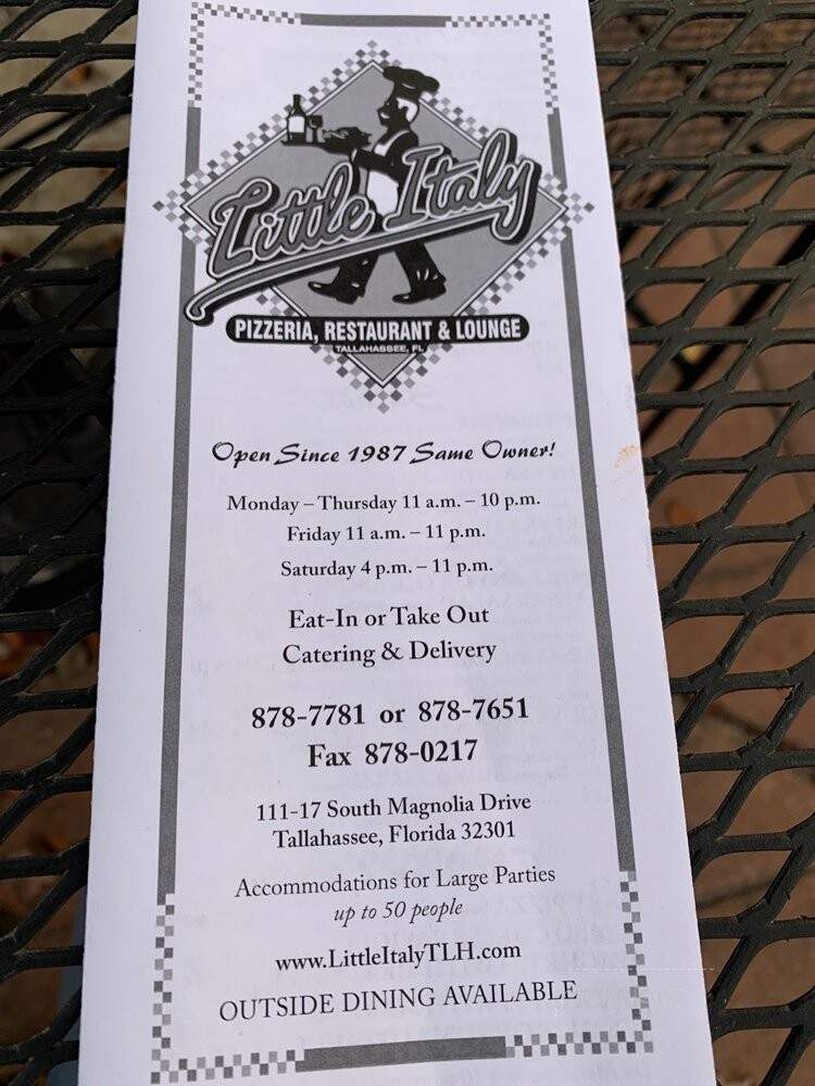 Little Italy Restaurant & Lounge - Tallahassee, FL