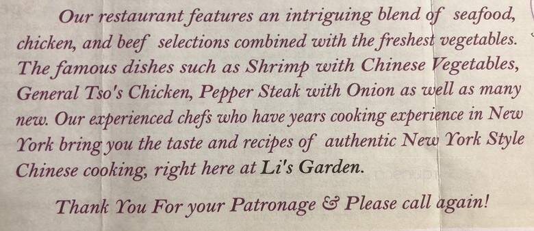 Long Sheng - Longwood, FL menu_pic