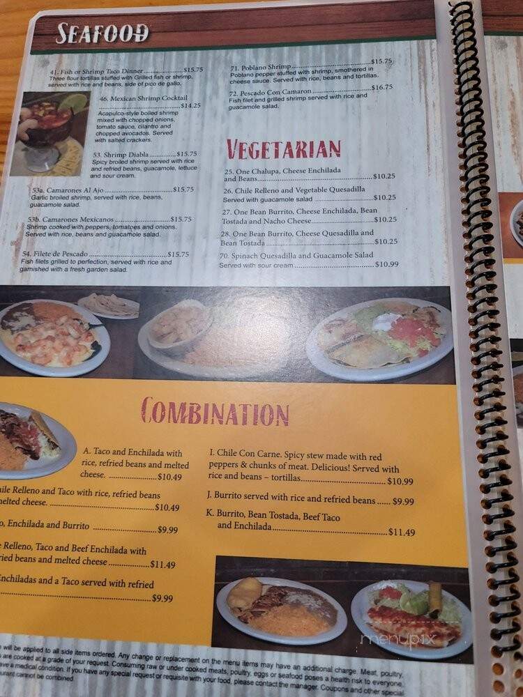 Los Rancheros - Panama City Beach, FL menu_pic