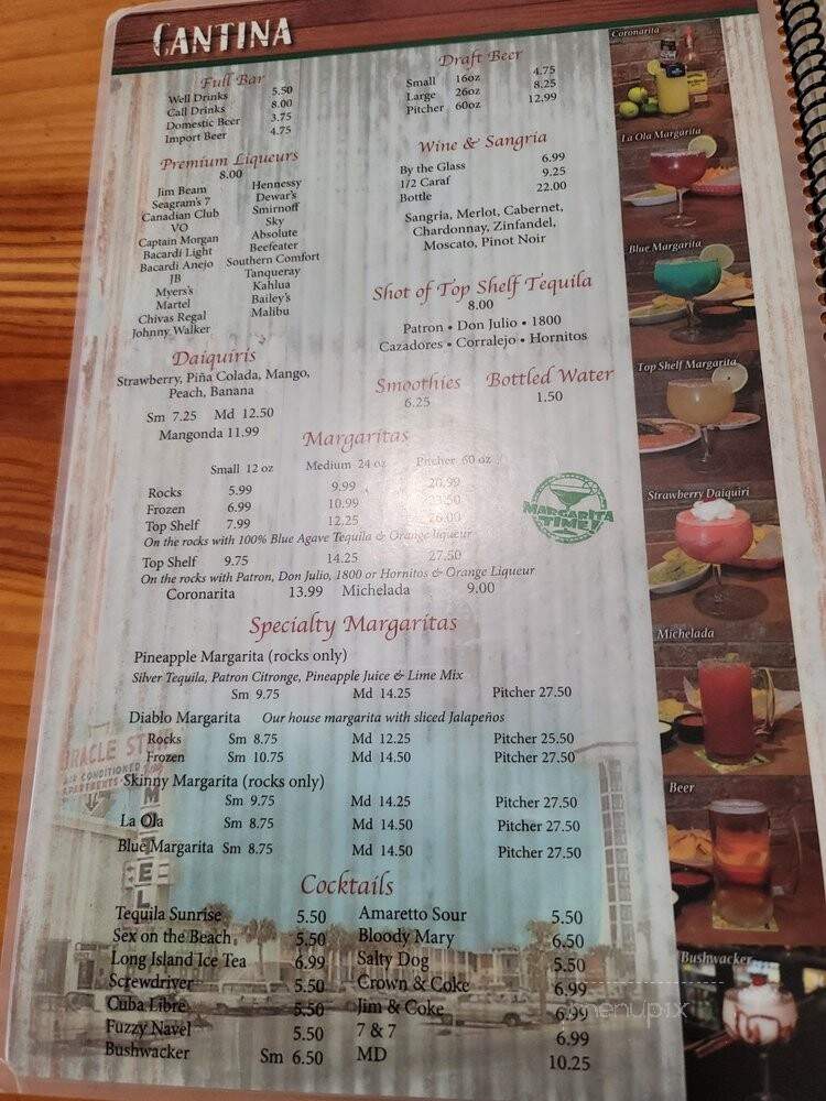 Los Rancheros - Panama City Beach, FL menu_pic