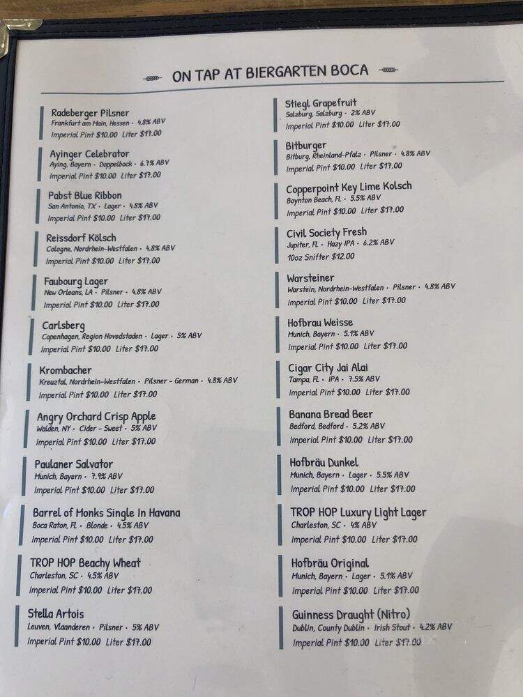 Maison Madrid Restaurant - Boca Raton, FL menu_pic