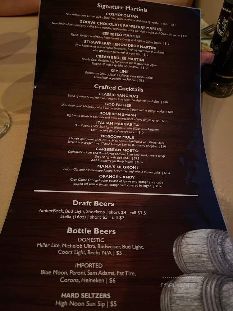 Mama Leone's - Nokomis, FL menu_pic