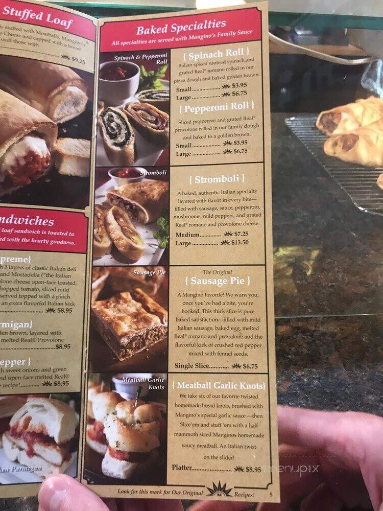 Mangino's Pizzeria - Naples, FL menu_pic
