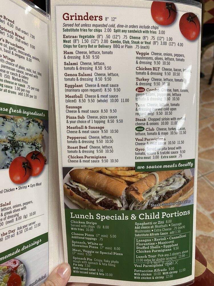 Manny's Pizza House - Port Orange, FL menu_pic