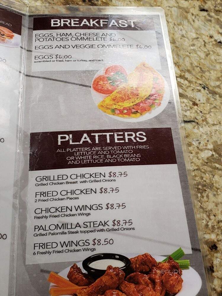 Manolo & Rene Cafeteria - Miami, FL menu_pic