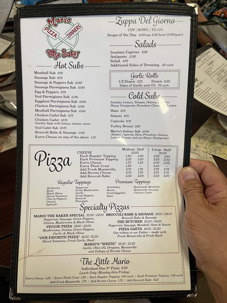 Mario The Baker - Royal Palm Beach, FL menu_pic
