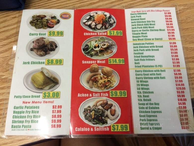 Mark Caribbean Cuisine - Orlando, FL menu_pic