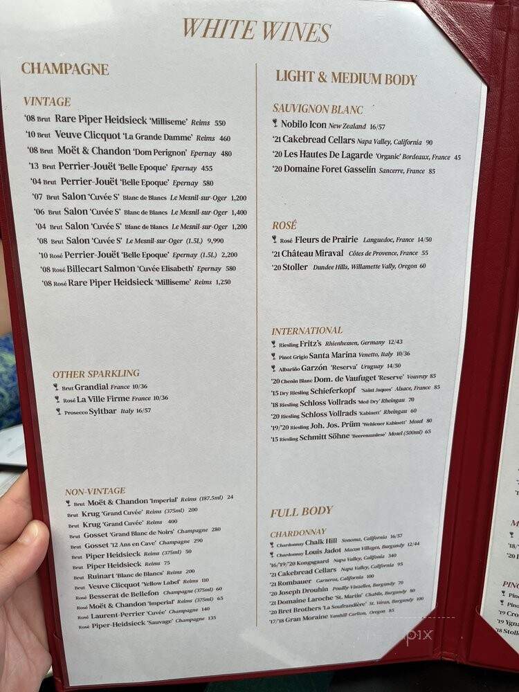 Martin's Cafe Restaurant - Key West, FL menu_pic