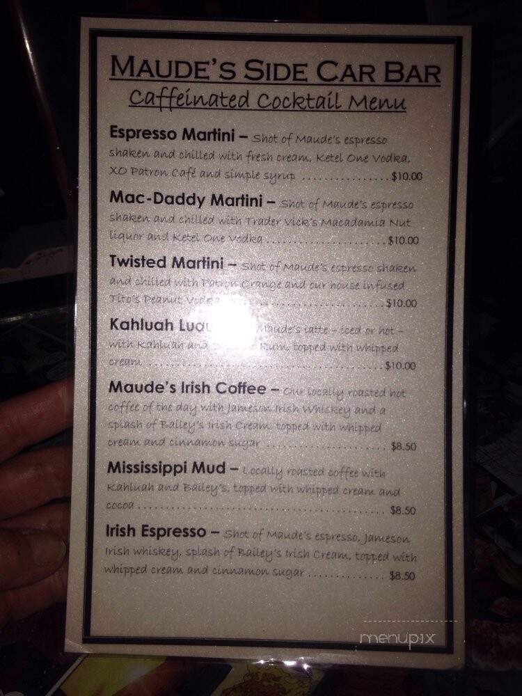 Maude's Classic Cafe - Gainesville, FL menu_pic