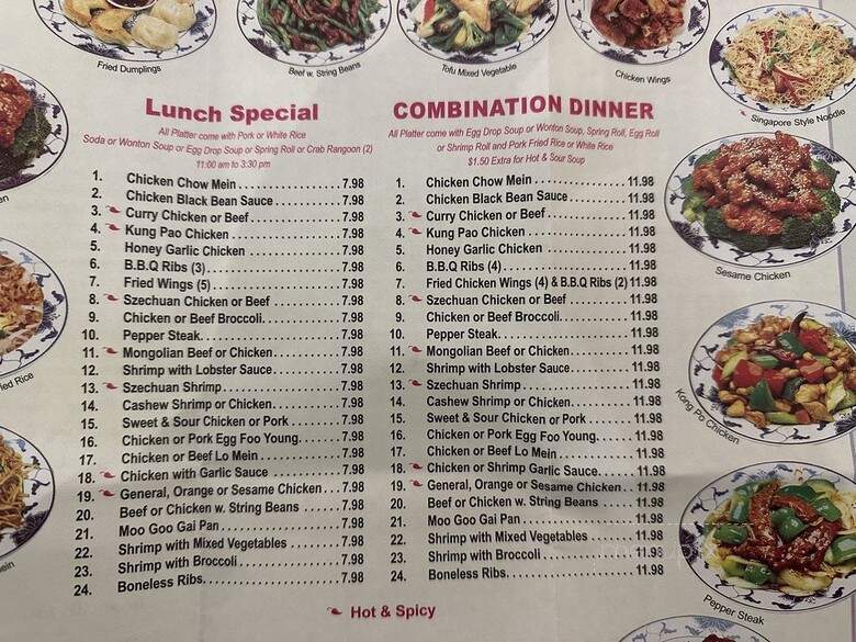 Mekong Chinese Restaurant - Miami, FL menu_pic