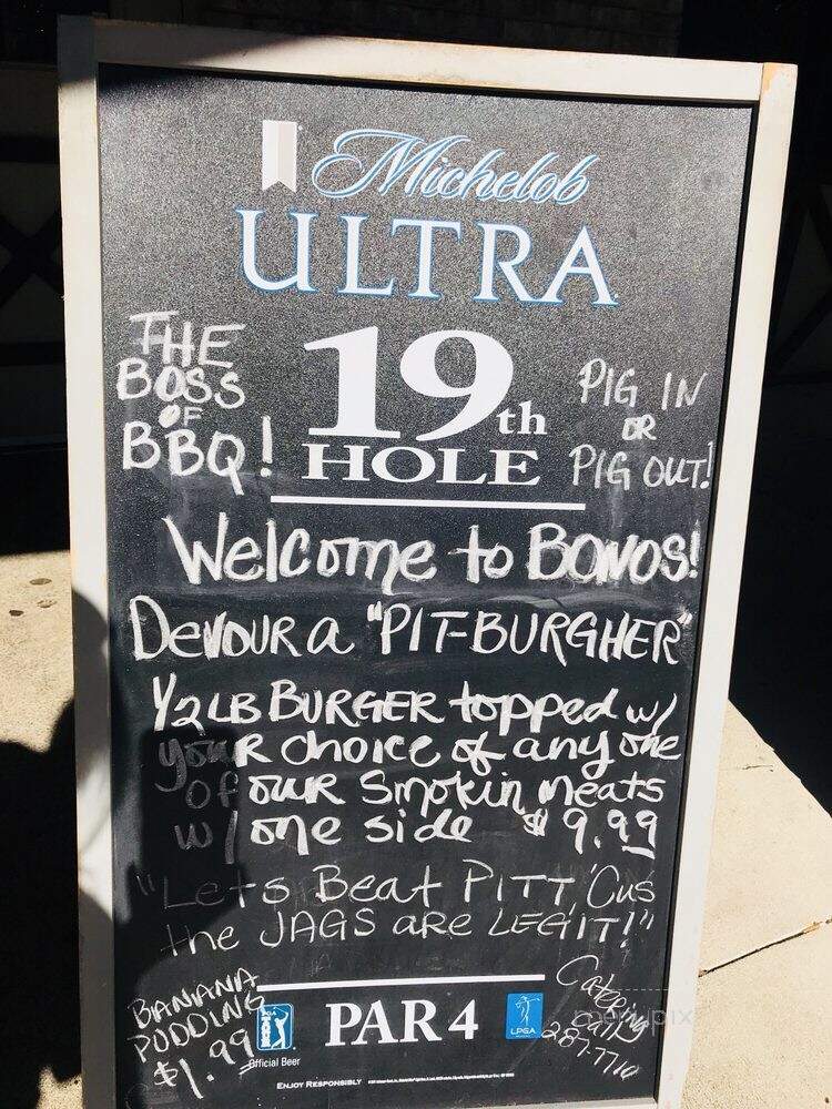 Bono's Barbeque - St Johns, FL menu_pic