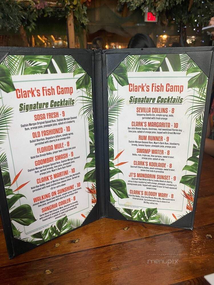 Clark's - Jacksonville, FL menu_pic