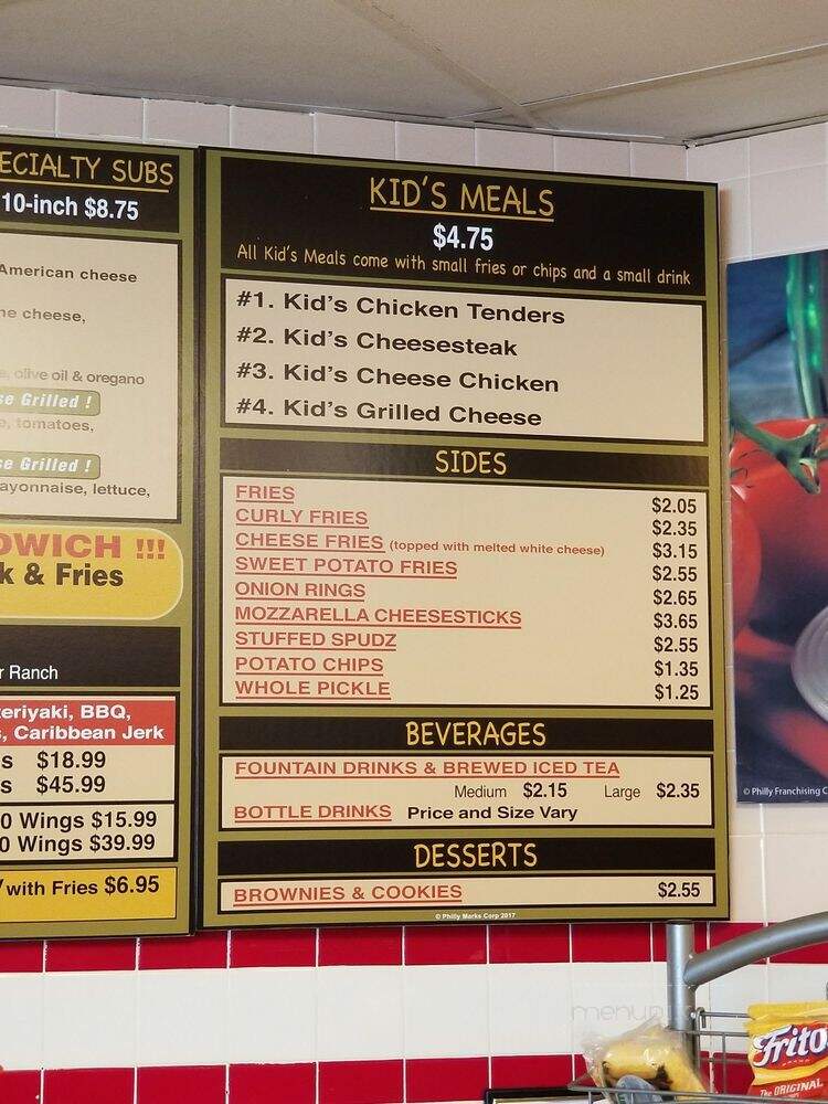 Philly Connection - Jacksonville, FL menu_pic