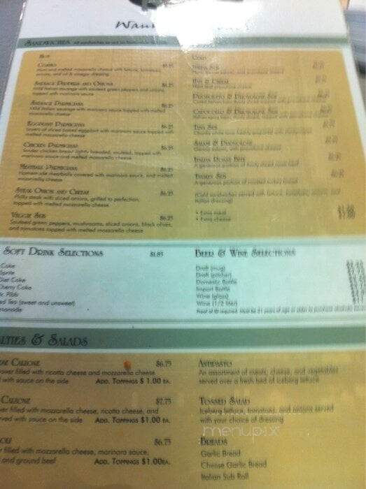 Renna's Pizza - Jacksonville, FL menu_pic