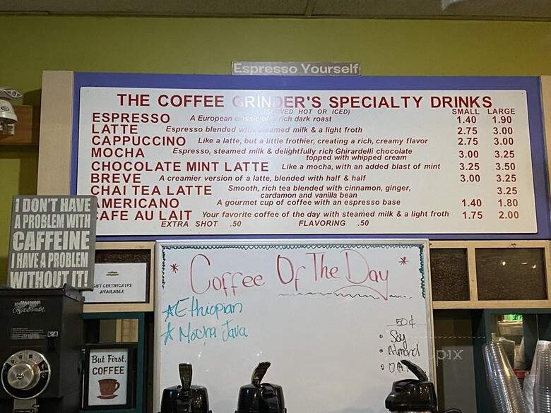 Coffee Grinder - Jacksonville, FL menu_pic