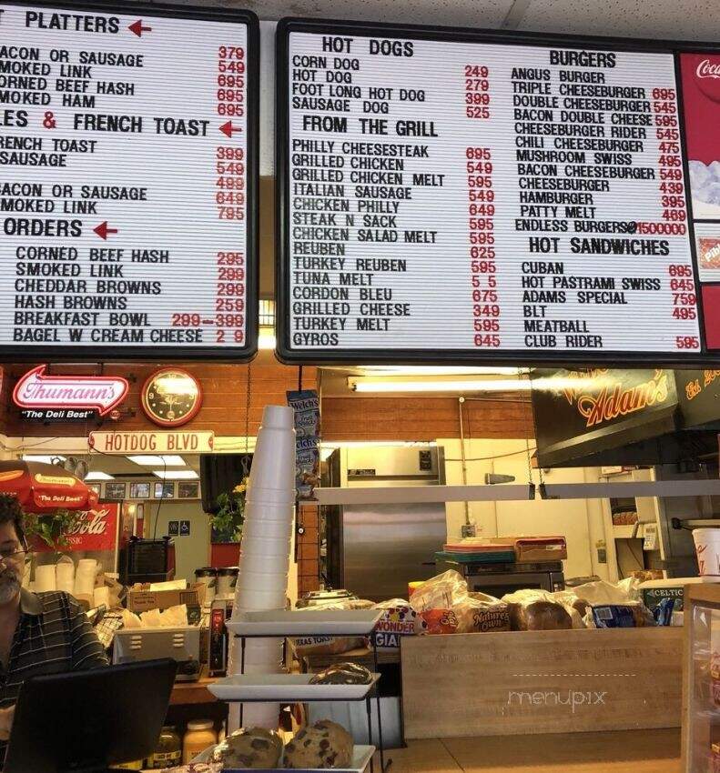 Andy's Sandwich Shoppe - Jacksonville, FL menu_pic