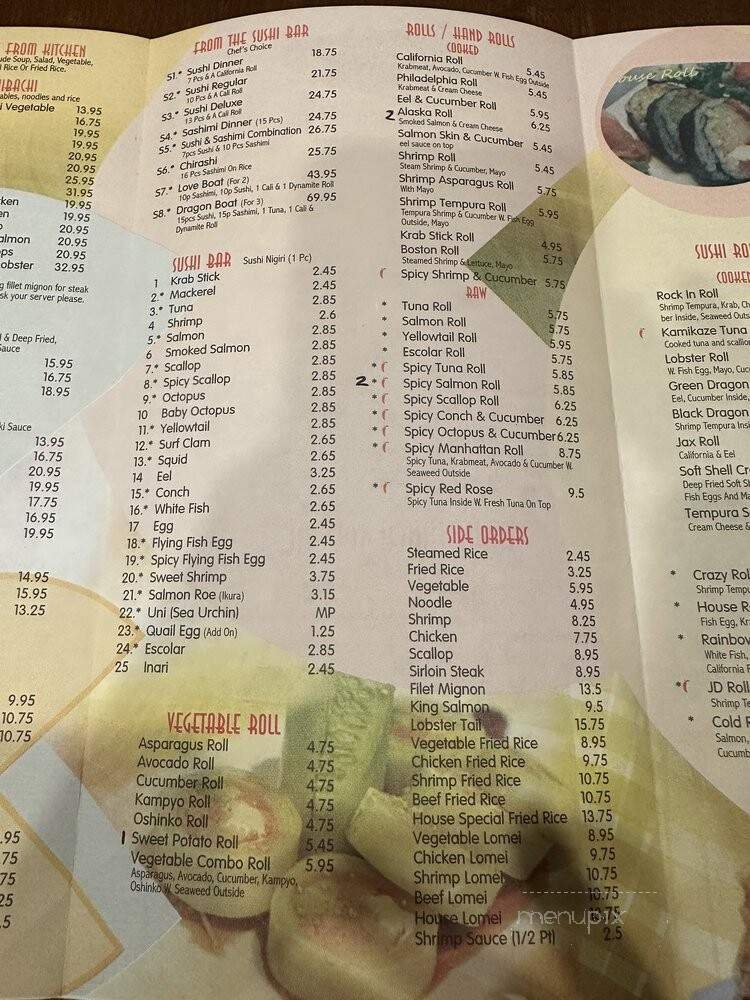 Crazy Sushi - Jacksonville, FL menu_pic