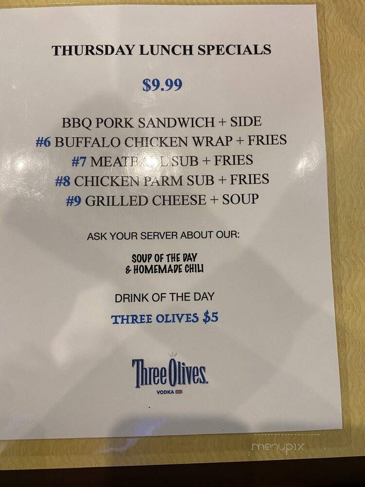 Players Grille - Jacksonville, FL menu_pic