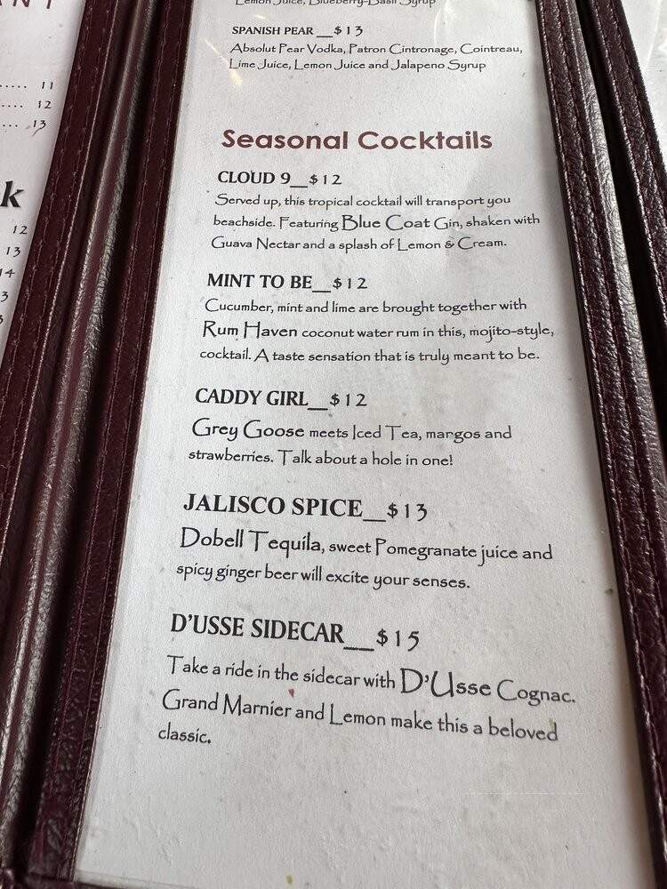 Brick Restaurant - Jacksonville, FL menu_pic