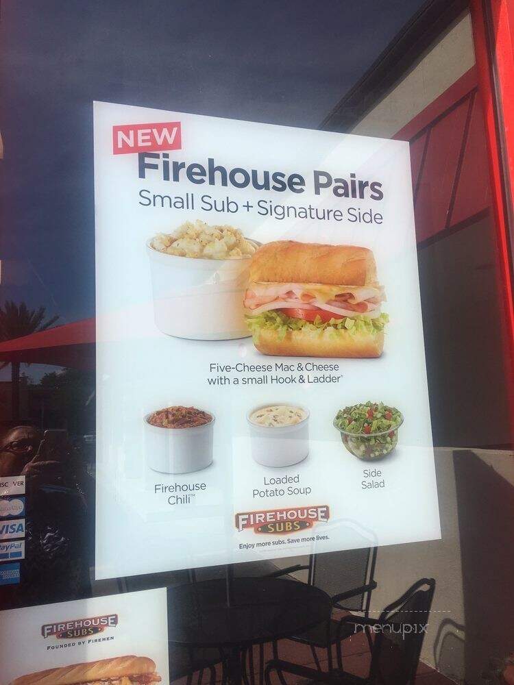 Firehouse Subs - Jacksonville, FL menu_pic