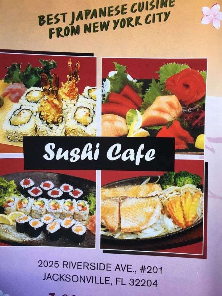 Sushi Cafe - Jacksonville, FL menu_pic