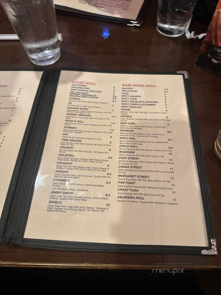 Sake House - Jacksonville, FL menu_pic