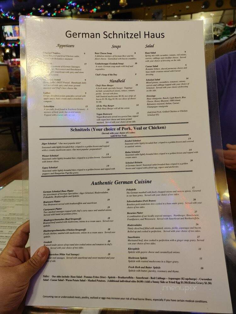 German Schnitzel Haus - Jacksonville, FL menu_pic