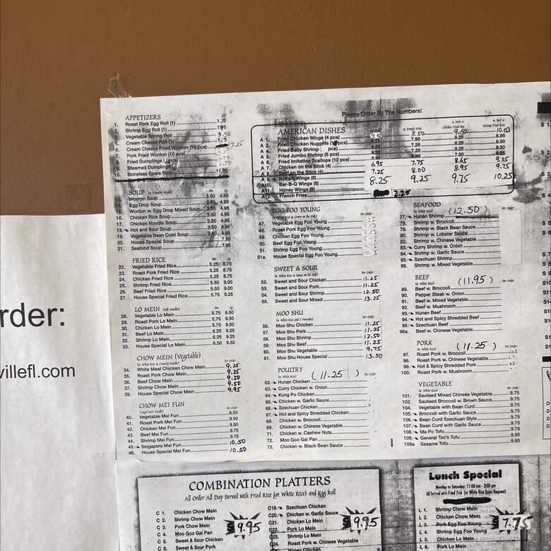 King Wok - Jacksonville, FL menu_pic