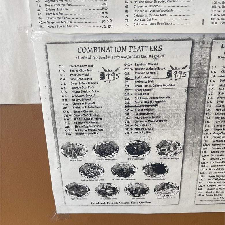 King Wok - Jacksonville, FL menu_pic