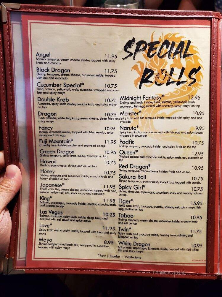 Wasabi Japanese Restaurant - Jacksonville, FL menu_pic