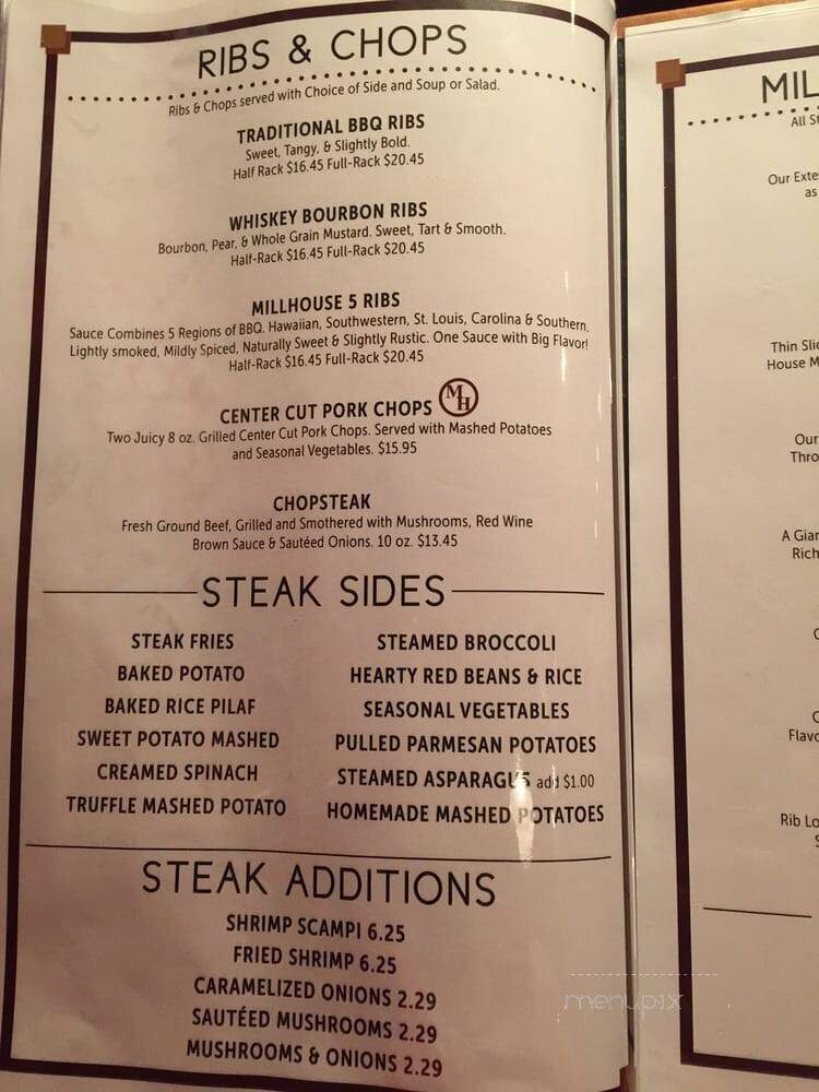 Millhouse Steakhouse - Jacksonville, FL