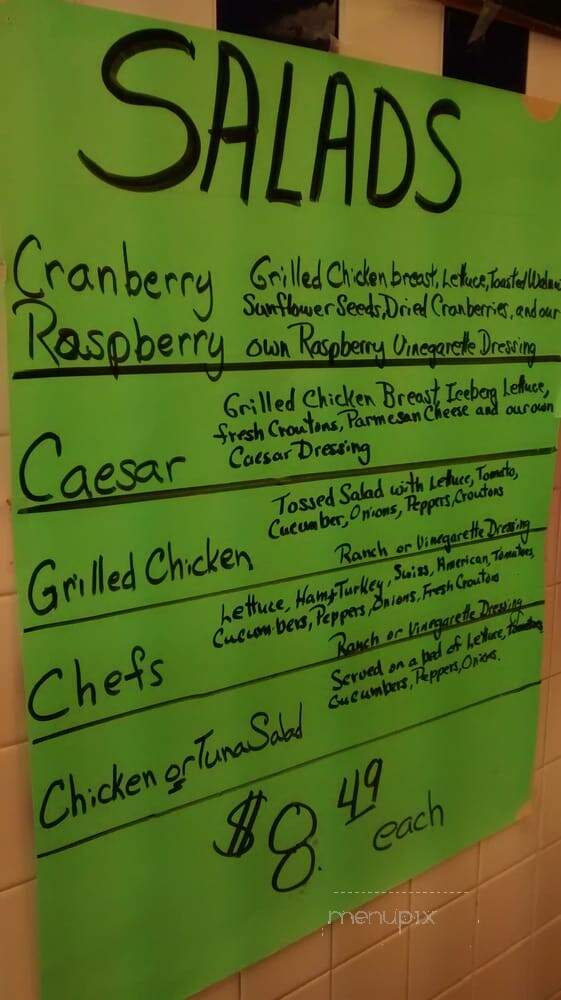 Muzzie's Ice Cream & Sandwich - Tarpon Springs, FL menu_pic