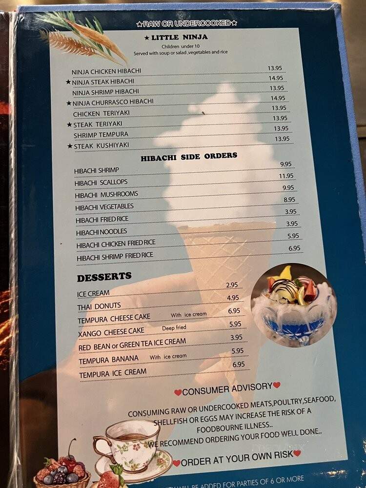 Nami Japanese Restaurants - Pembroke Pines, FL menu_pic
