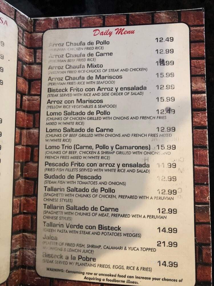 Norkys Co - Tampa, FL menu_pic