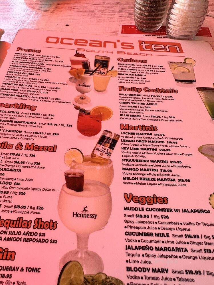 Oceans Ten - Miami, FL menu_pic