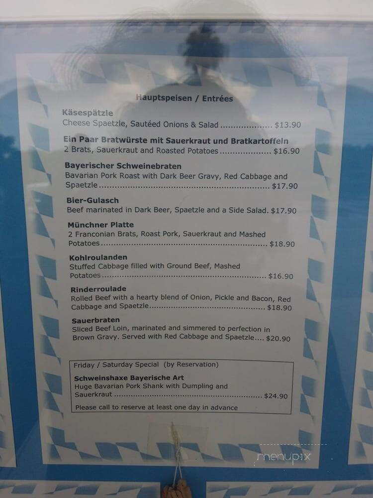 Old Hamburg Schnitzelhaus - Bradenton, FL menu_pic