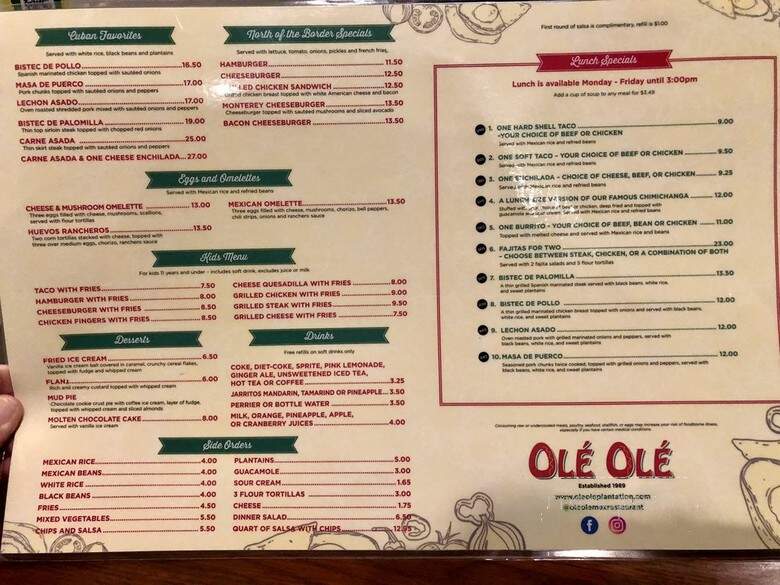 Ole' Ole' - Plantation, FL