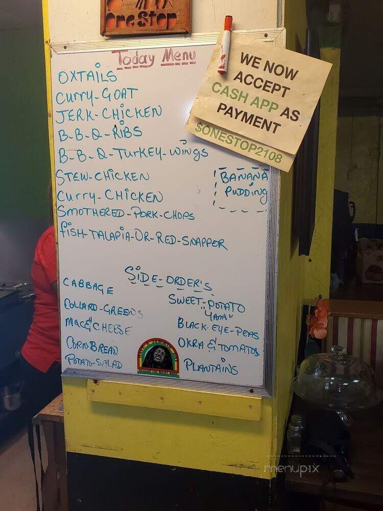 One Stop Jerk Ctr Jamacian - Tampa, FL menu_pic