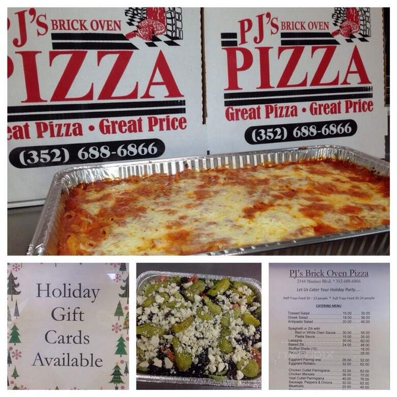 P J's Brick Oven Pizza - Spring Hill, FL menu_pic