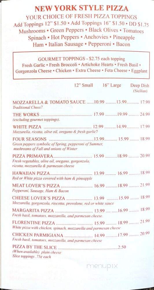 Paisano's Pizza - West Palm Beach, FL menu_pic