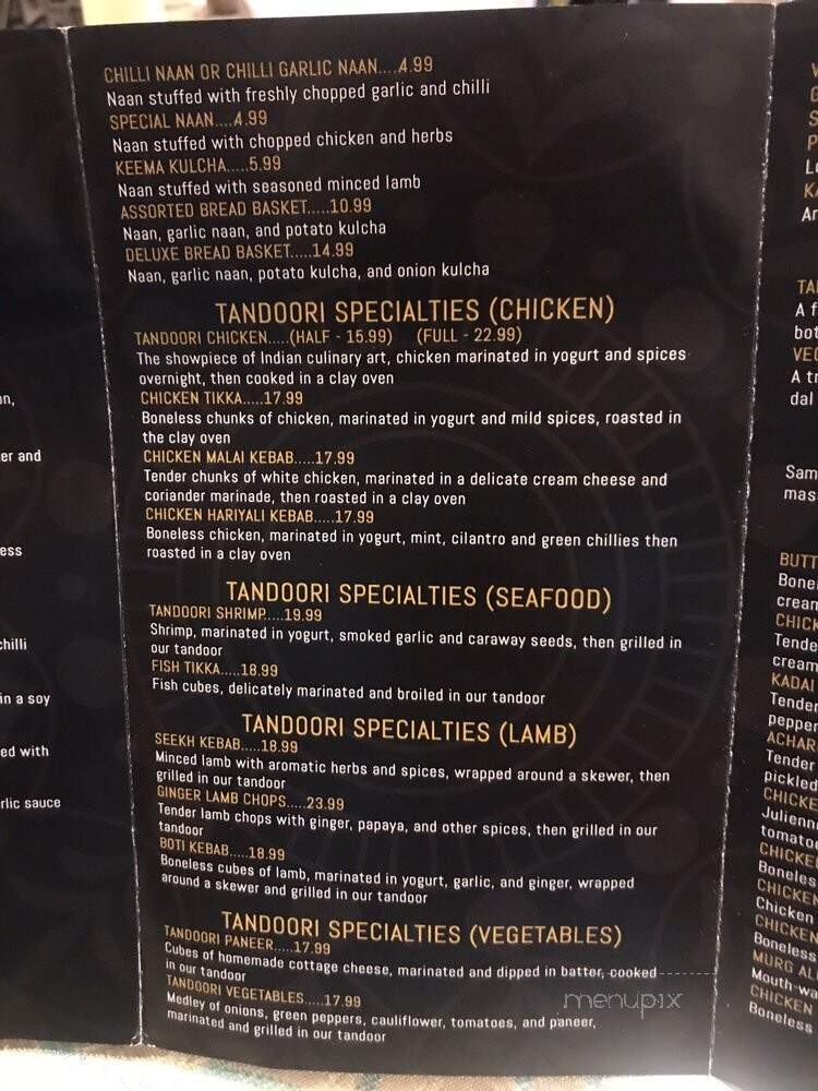 Palace Indian Restaurant - Davie, FL menu_pic
